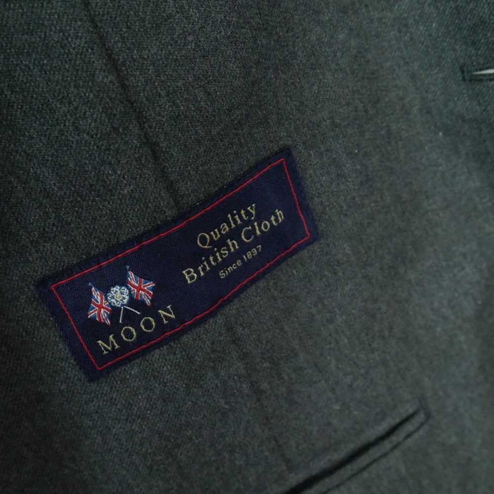 J.Crew Ludlow Slim Suit 40R 33x30 Moon British Cloth Unstructured Grey Wool Blnd - Picture 4 of 16